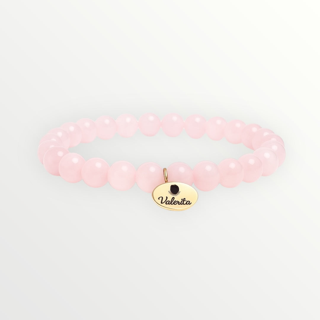 Pulsera de Cuarzo Rosa