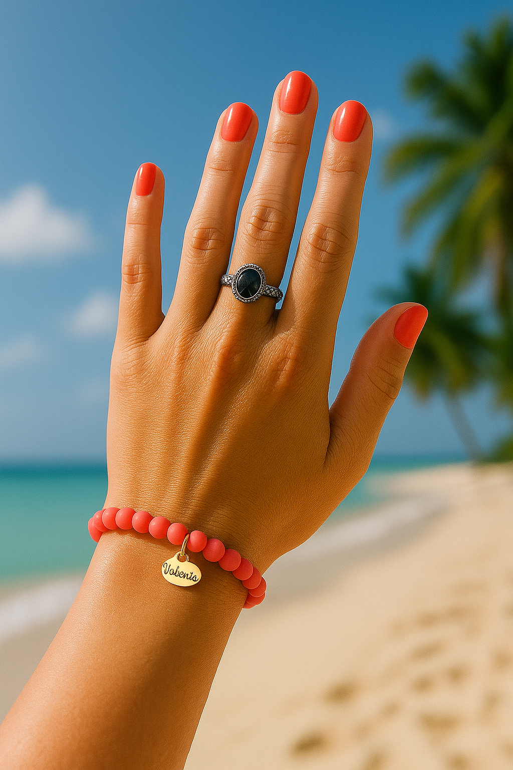 Pulsera de Jade Rosa