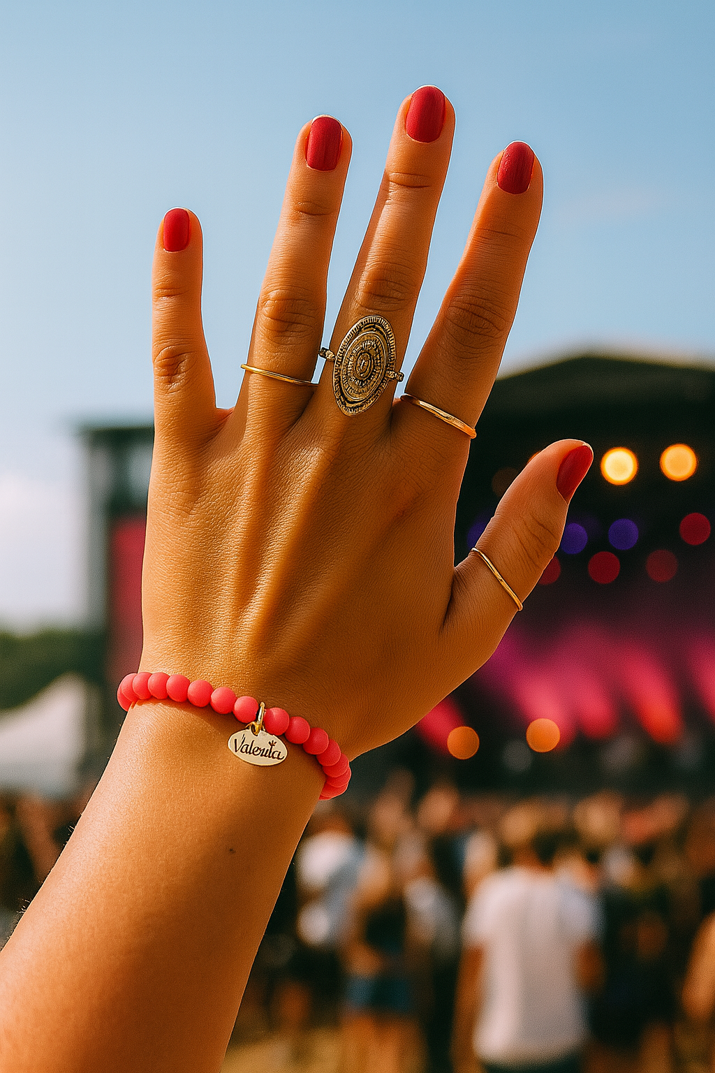 Pulsera de Jade Rosa