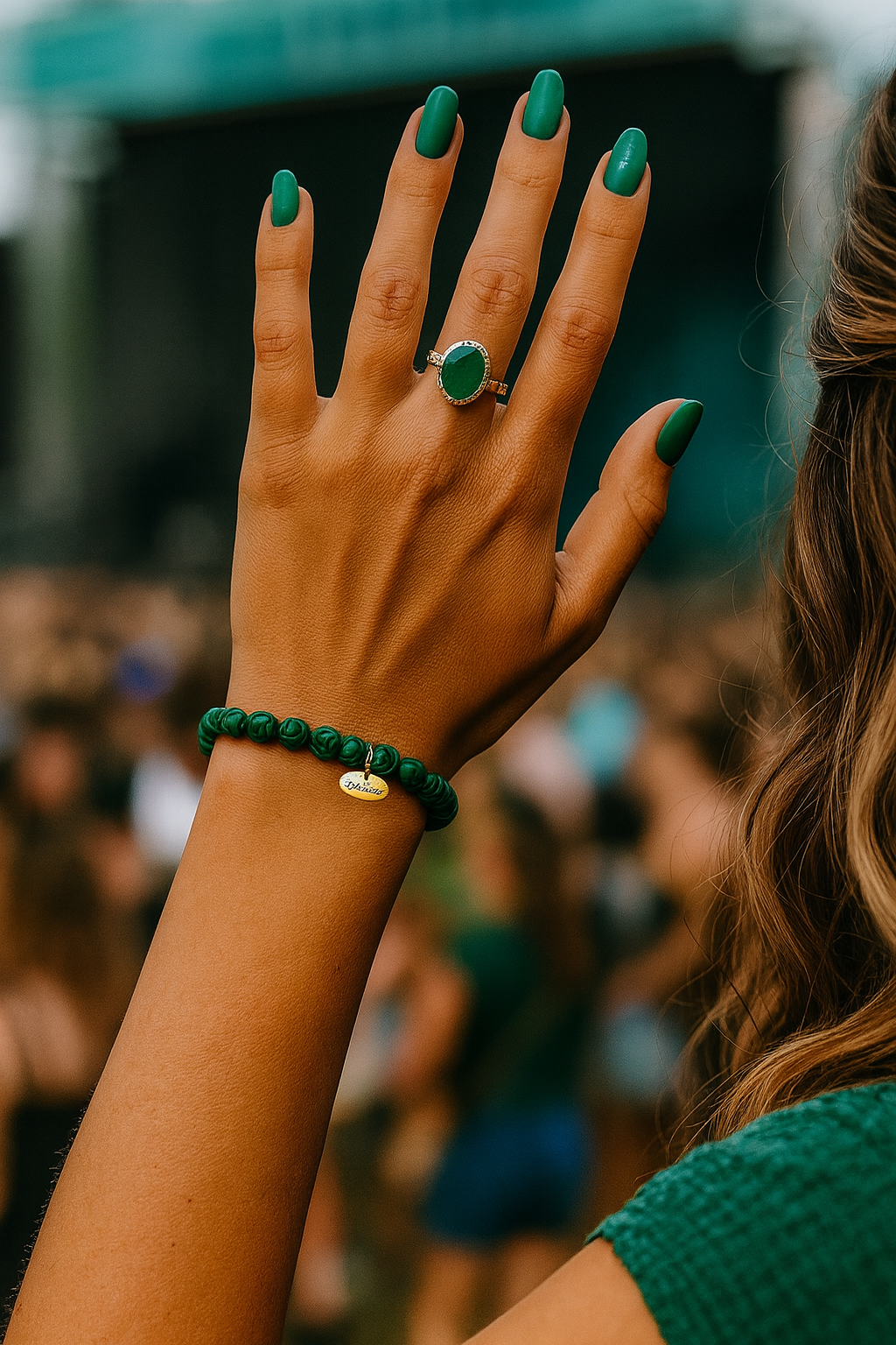 Pulsera de Malaquitas